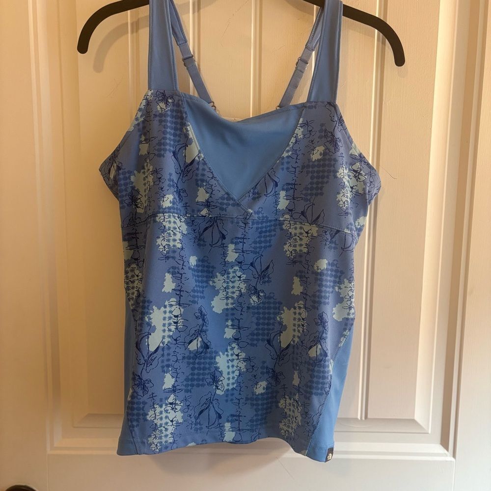 The North Face Blue Tankini swim top